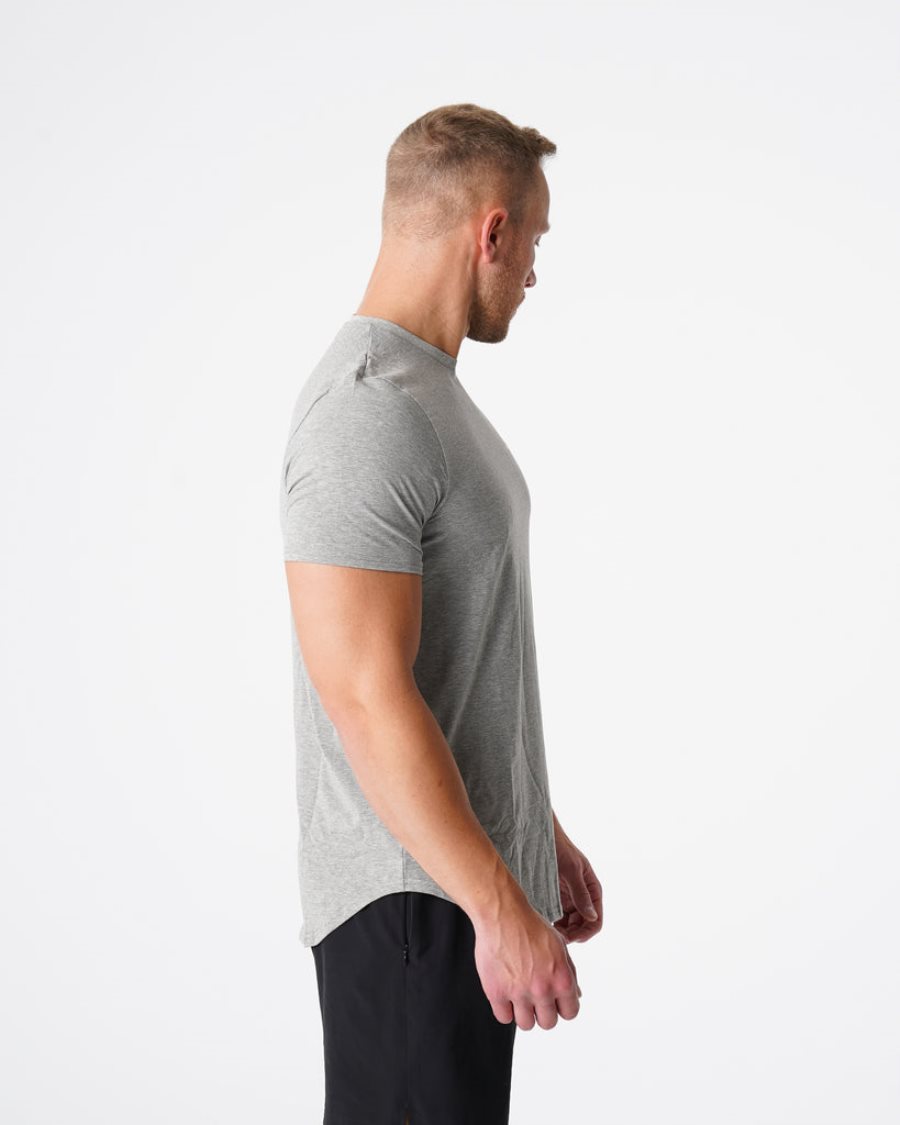 Camiseta NVGTN Pulse Fitted Hombre Gris | esgryz3X