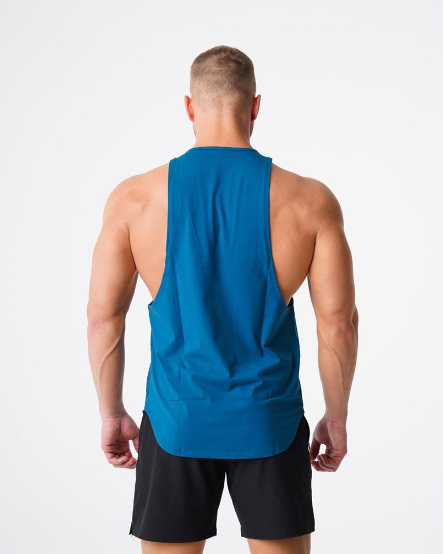 Camiseta Tirantes NVGTN Pulse Edge Hombre Azules | JGbVXoLO