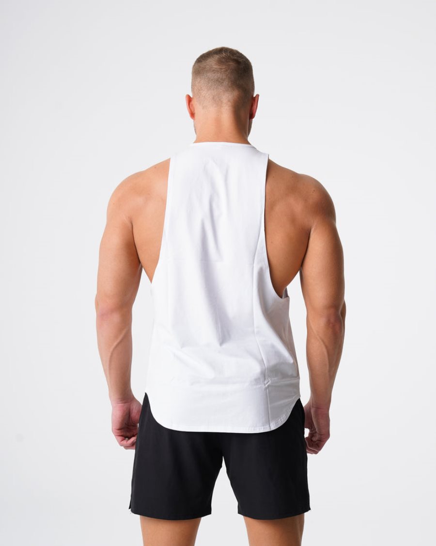 Camiseta Tirantes NVGTN Pulse Edge Hombre Blancas | LPm4IbT1