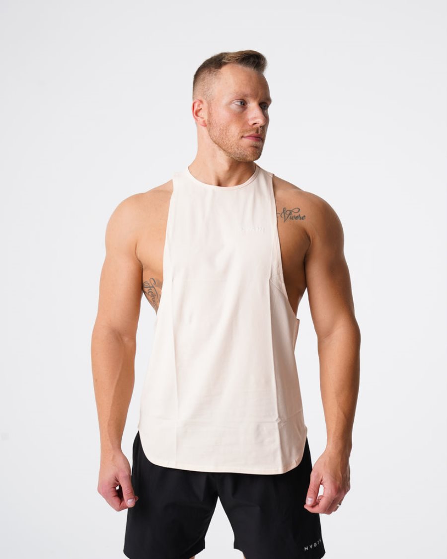 Camiseta Tirantes NVGTN Pulse Edge Hombre Blancas | bG1Iab0d