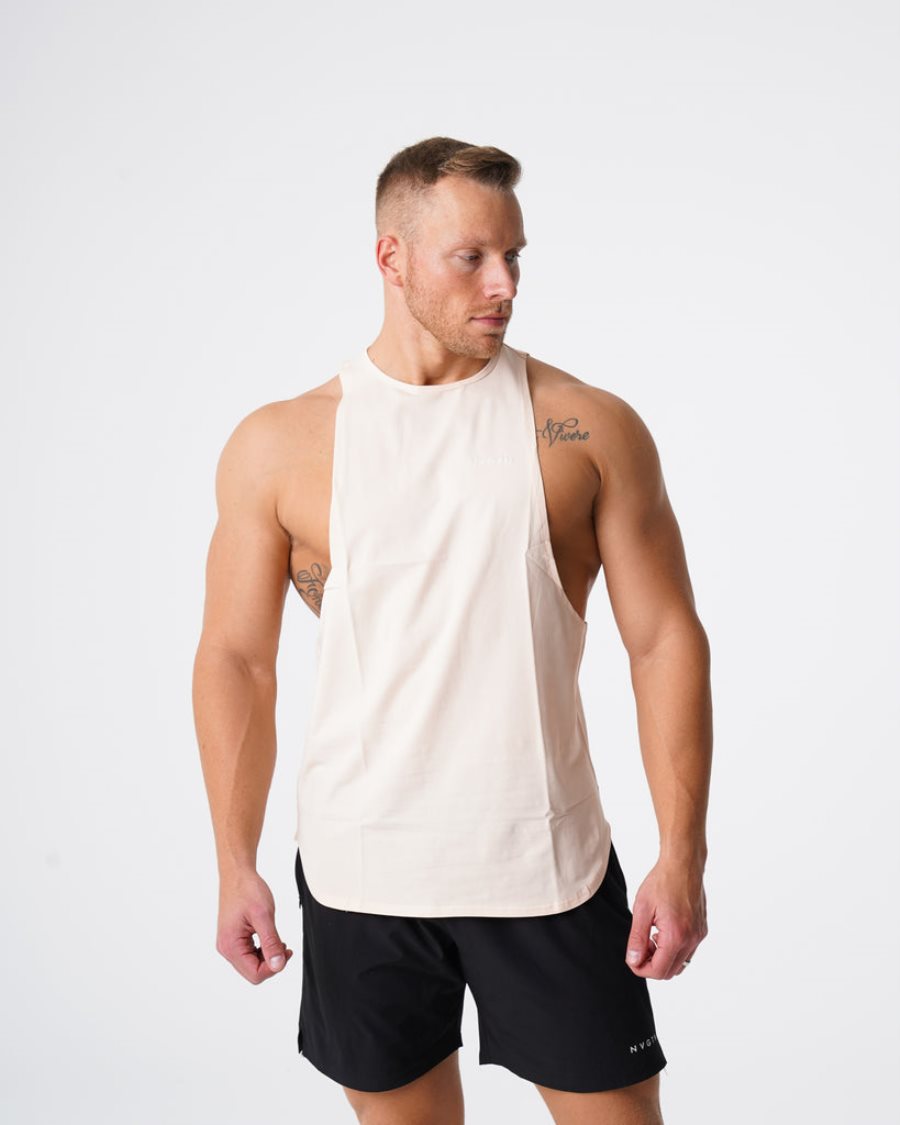 Camiseta Tirantes NVGTN Pulse Edge Hombre Blancas | bG1Iab0d