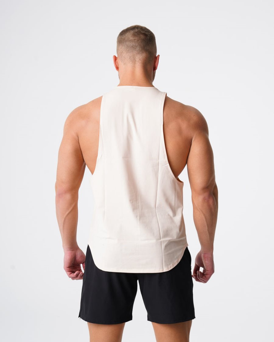 Camiseta Tirantes NVGTN Pulse Edge Hombre Blancas | bG1Iab0d