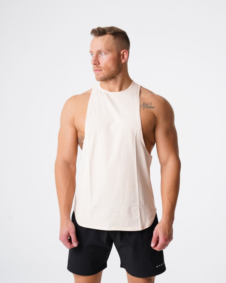 Camiseta Tirantes NVGTN Pulse Edge Hombre Blancas | bG1Iab0d