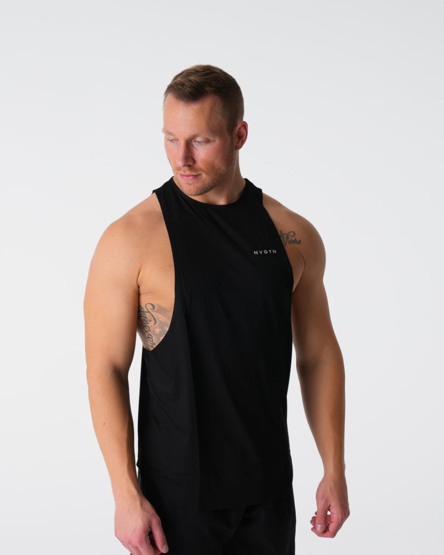 Camiseta Tirantes NVGTN Tech Edge Hombre Negras | kC11V4oU