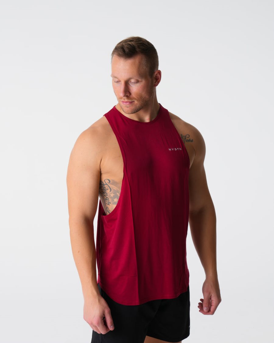 Camiseta Tirantes NVGTN Tech Edge Hombre Rosas | qIFM9P4X