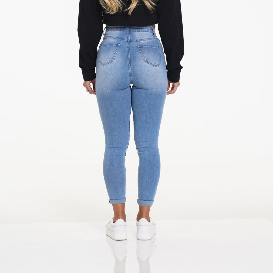 Jeans NVGTN Navishape Mujer Azules Claro | 0bOmQoAX