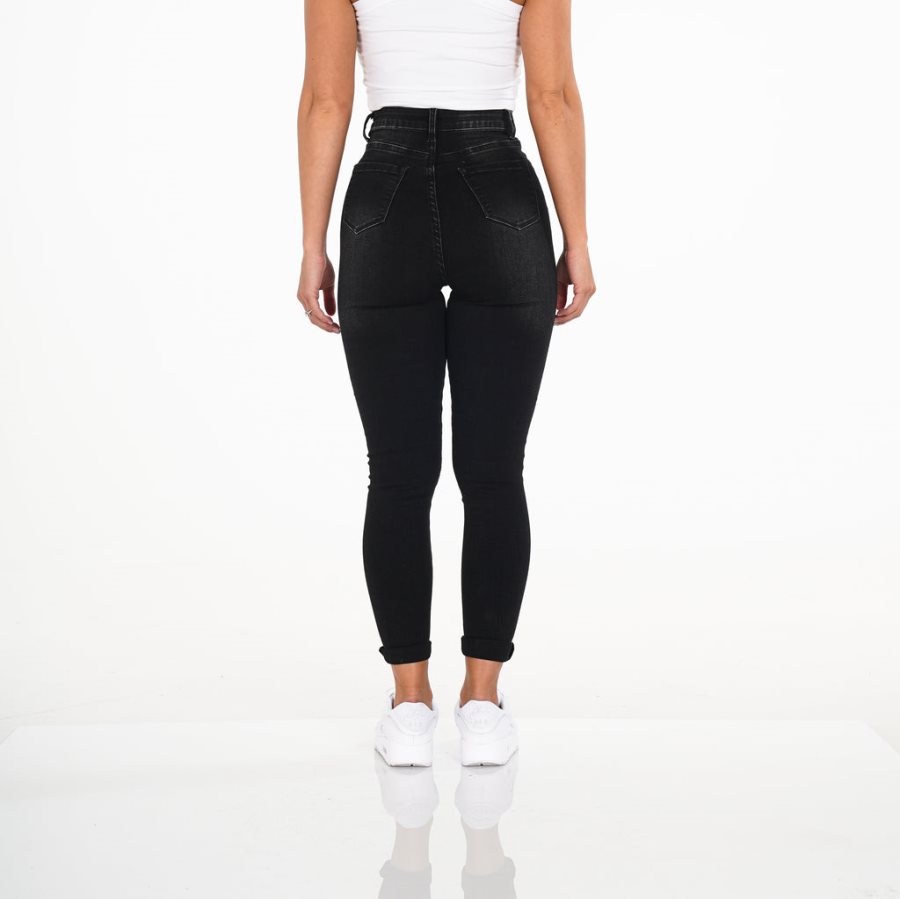 Jeans NVGTN Navishape Mujer Negras | IlfzJlUx