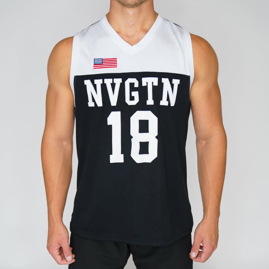 Jersey NVGTN Jersey Hombre Negras | yfesPkxl