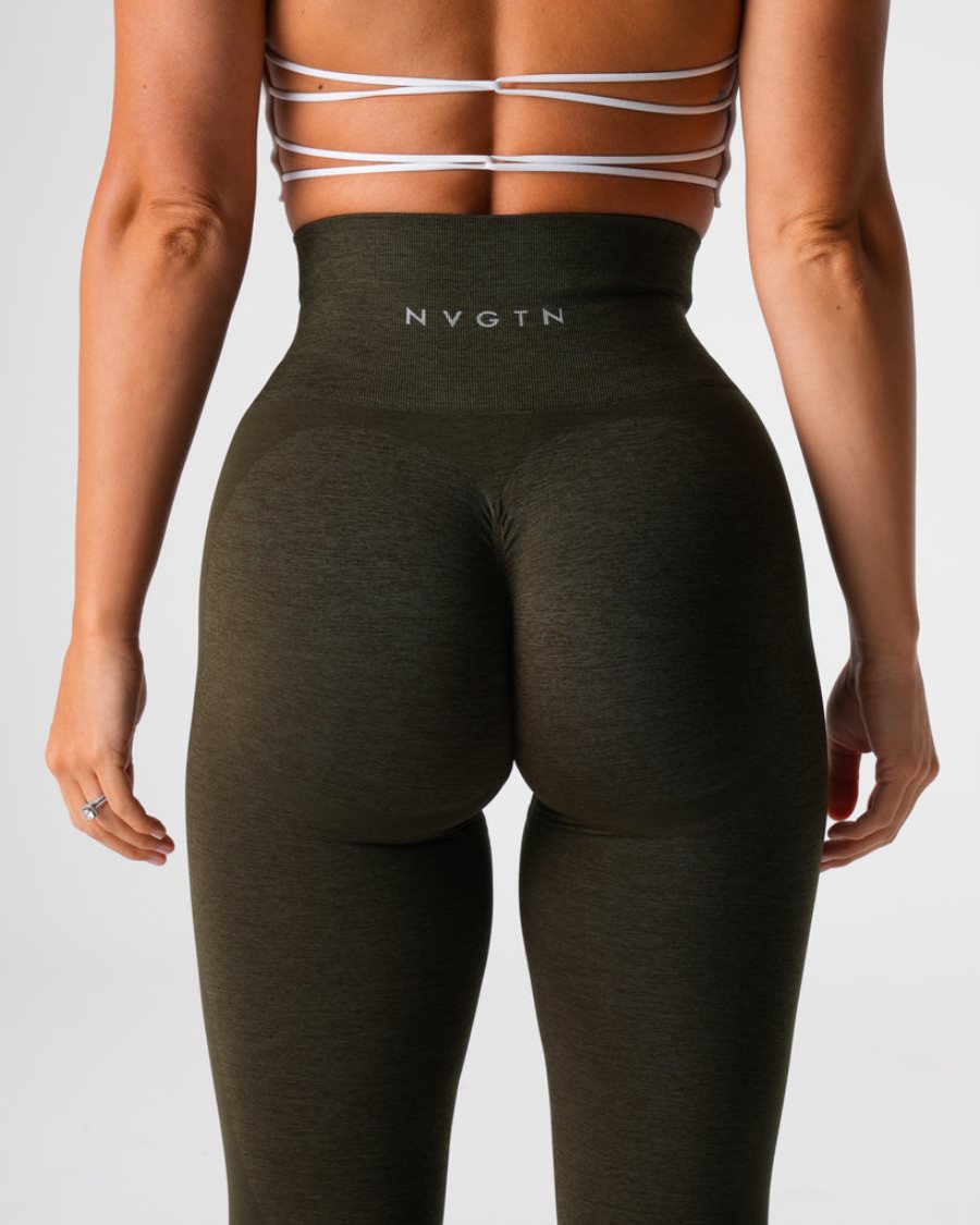 Leggins NVGTN Contour 2.0 Seamless Mujer Verde Oliva | ctsTWlm0