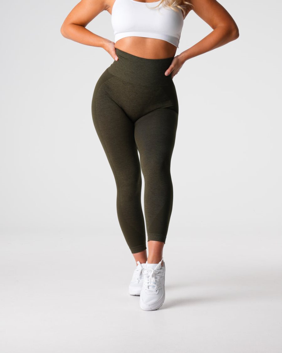 Leggins NVGTN Contour 2.0 Seamless Mujer Verde Oliva | ctsTWlm0