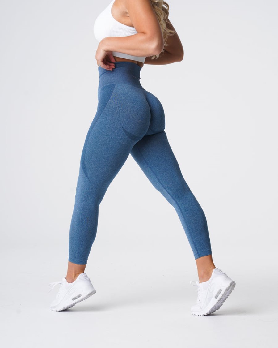 Leggins NVGTN Contour Seamless Mujer Azules | BEDJvl1i