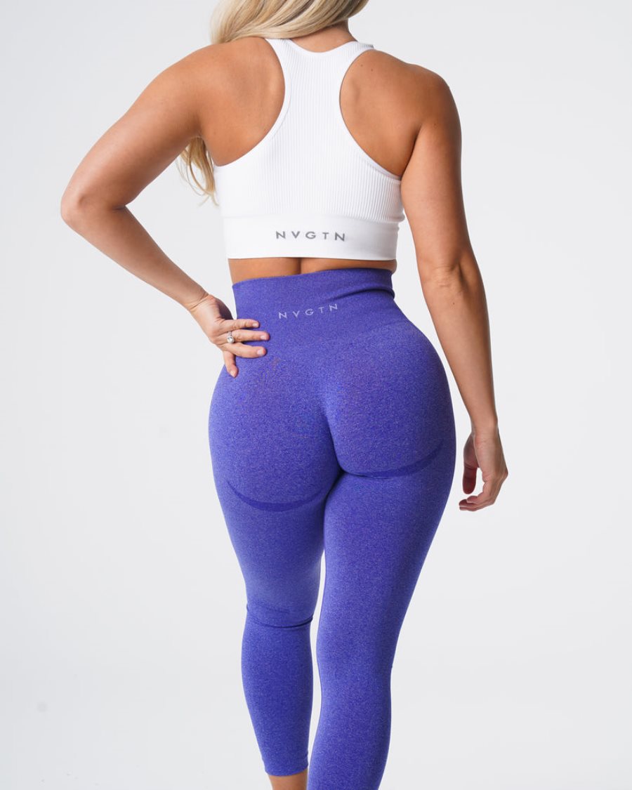 Leggins NVGTN Contour Seamless Mujer Azules | CBVxdUqY