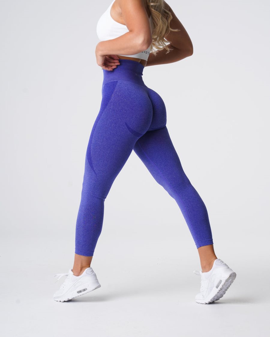 Leggins NVGTN Contour Seamless Mujer Azules | CBVxdUqY