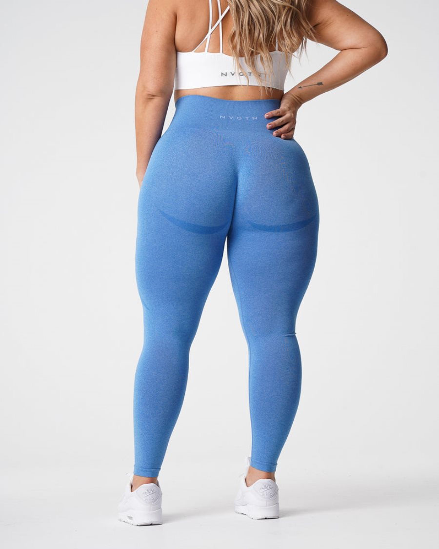 Leggins NVGTN Contour Seamless Mujer Azules | hc89otaN