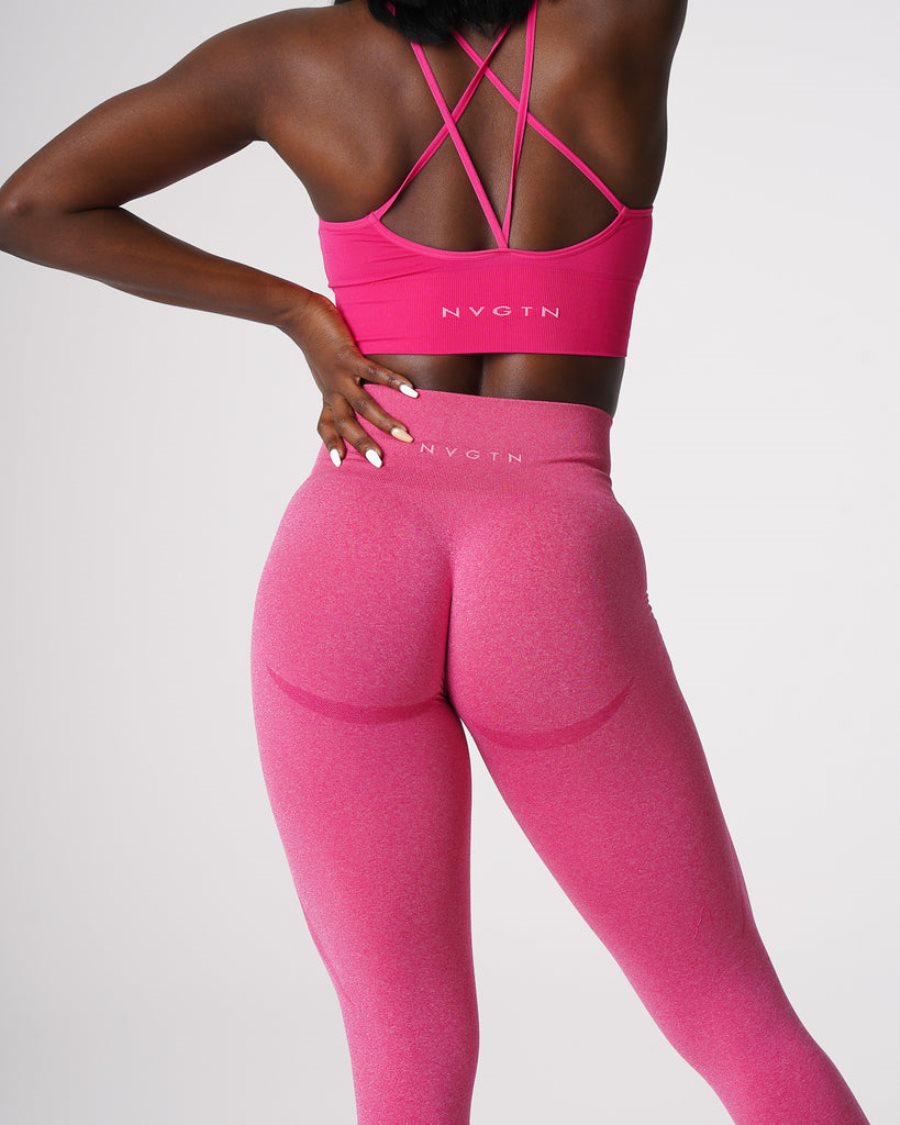 Leggins NVGTN Contour Seamless Mujer Fucsia | fsBGpsGv