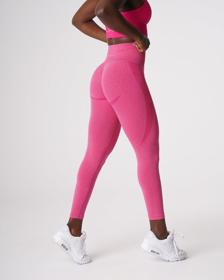 Leggins NVGTN Contour Seamless Mujer Fucsia | fsBGpsGv