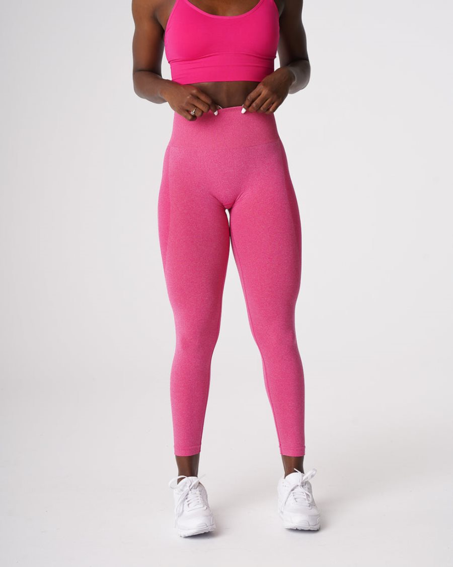 Leggins NVGTN Contour Seamless Mujer Fucsia | fsBGpsGv