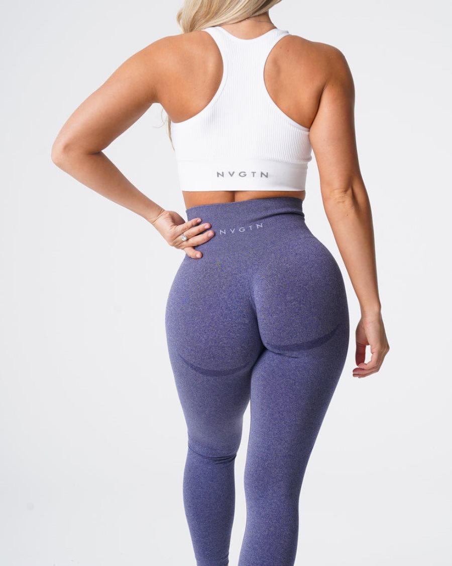 Leggins NVGTN Contour Seamless Mujer Indigo | gYye7r2N