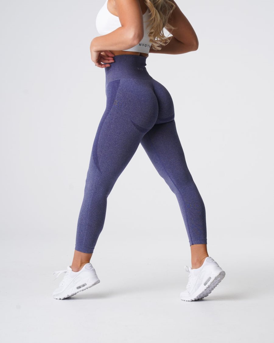 Leggins NVGTN Contour Seamless Mujer Indigo | gYye7r2N