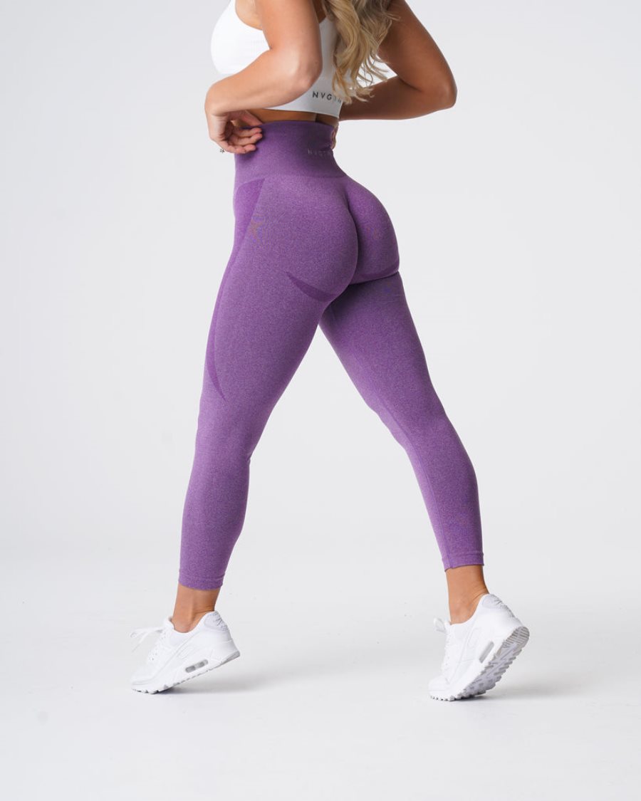 Leggins NVGTN Contour Seamless Mujer Moradas | 2xg41MZz