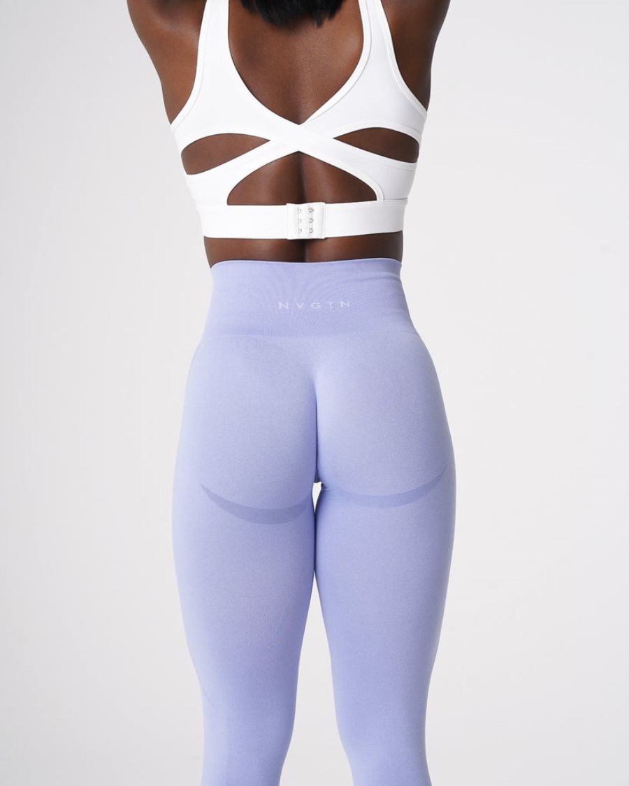 Leggins NVGTN Contour Seamless Mujer Moradas Claro | cpZ6REBI