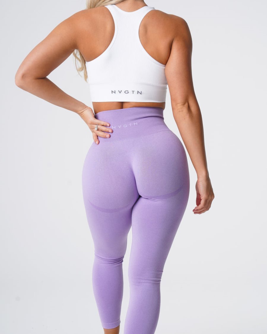 Leggins NVGTN Contour Seamless Mujer Moradas | ns6LfOfl