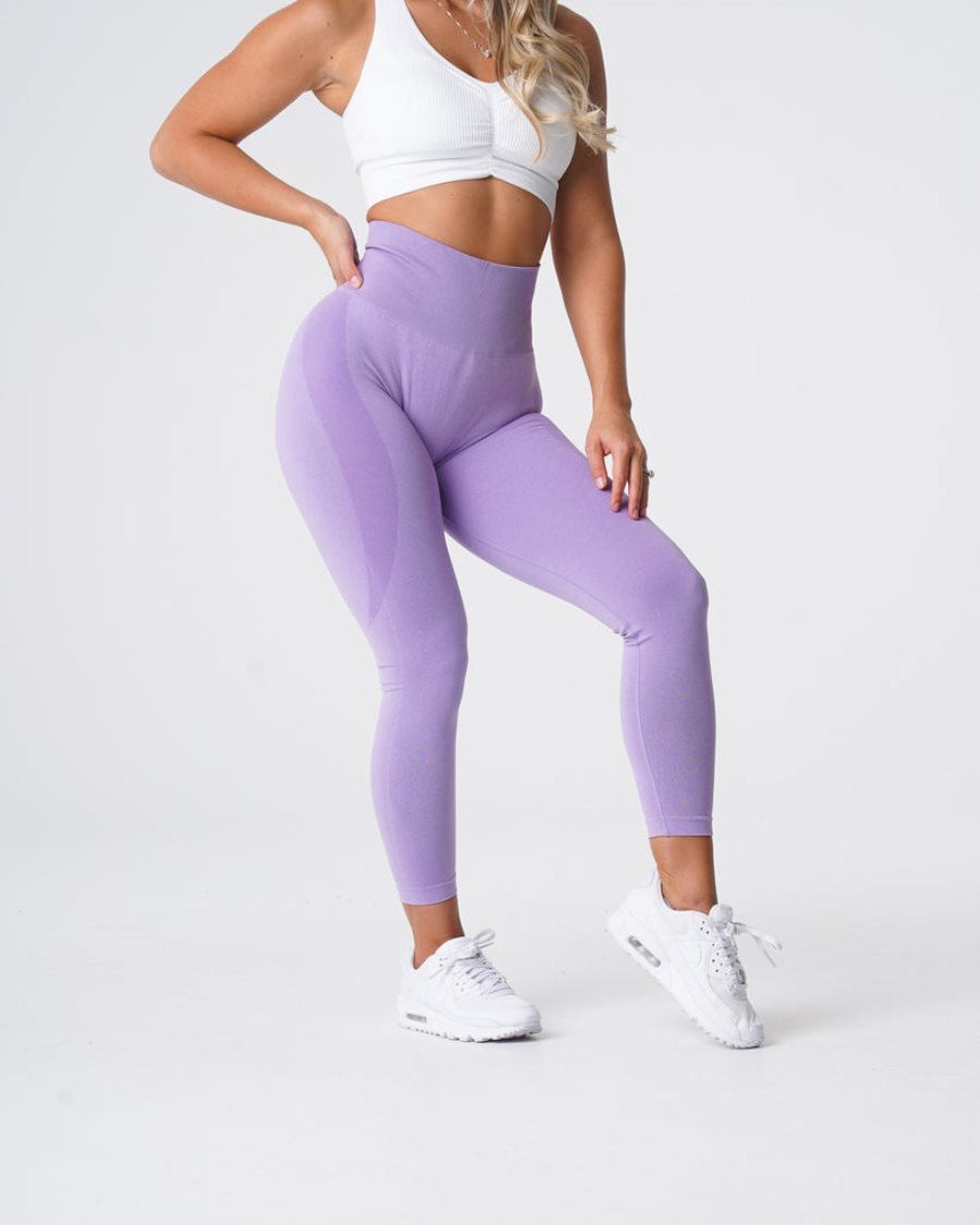 Leggins NVGTN Contour Seamless Mujer Moradas | ns6LfOfl