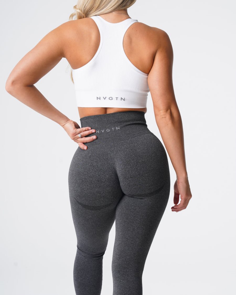 Leggins NVGTN Contour Seamless Mujer Negras | tODD4pc0