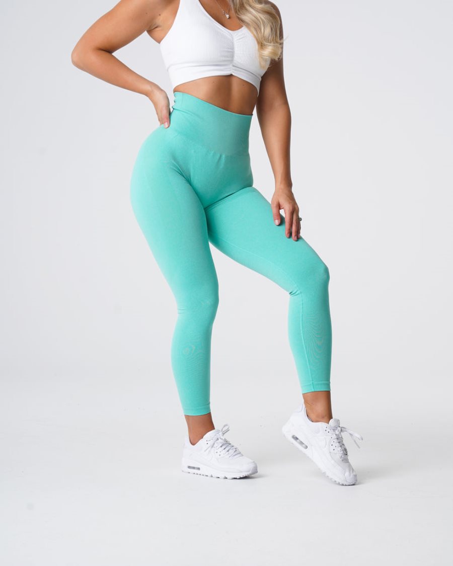 Leggins NVGTN Contour Seamless Mujer Verde Menta | PcEFCidM