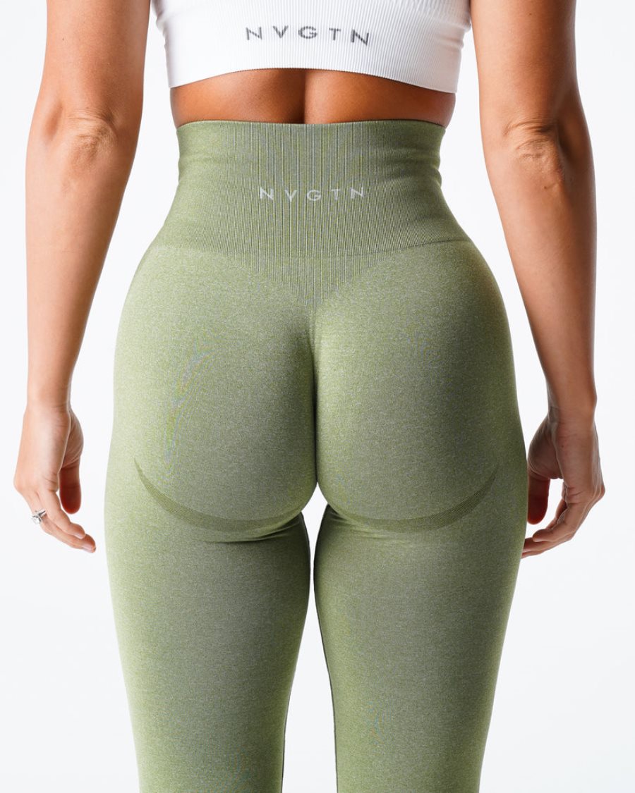 Leggins NVGTN Contour Seamless Mujer Verde | Qq2TA5tk