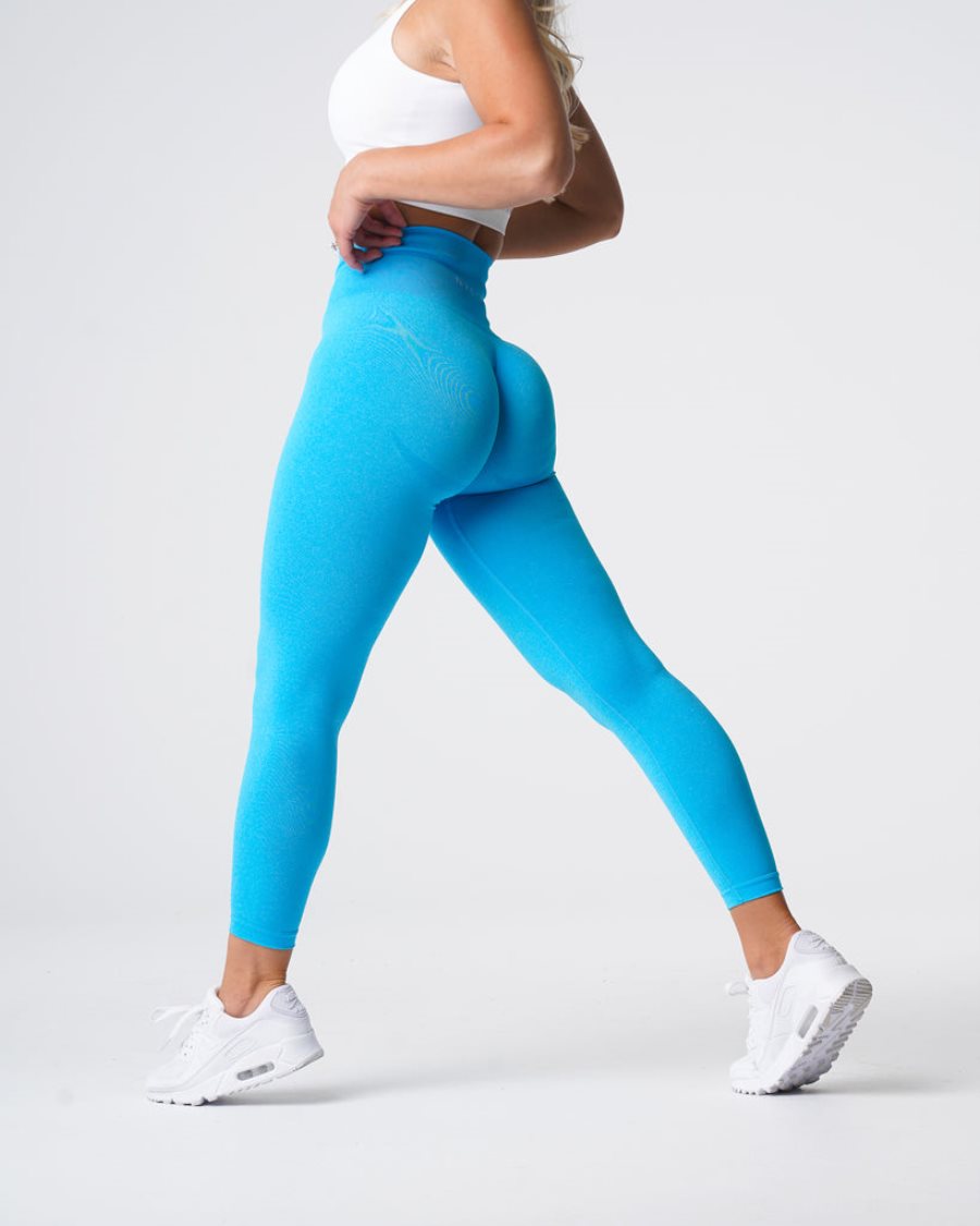 Leggins NVGTN Curve Seamless Mujer Azules | e0Dn9Vx0