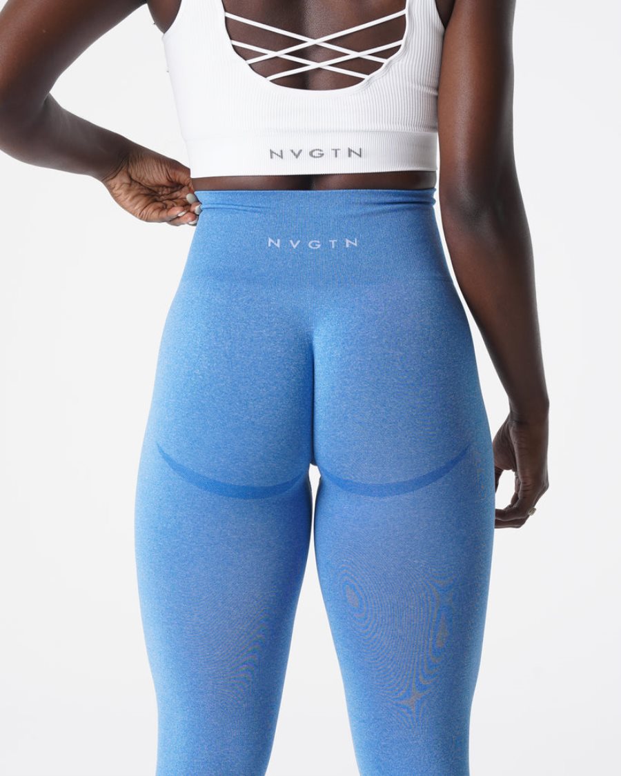 Leggins NVGTN Curve Seamless Mujer Azules | rKyq6mWl