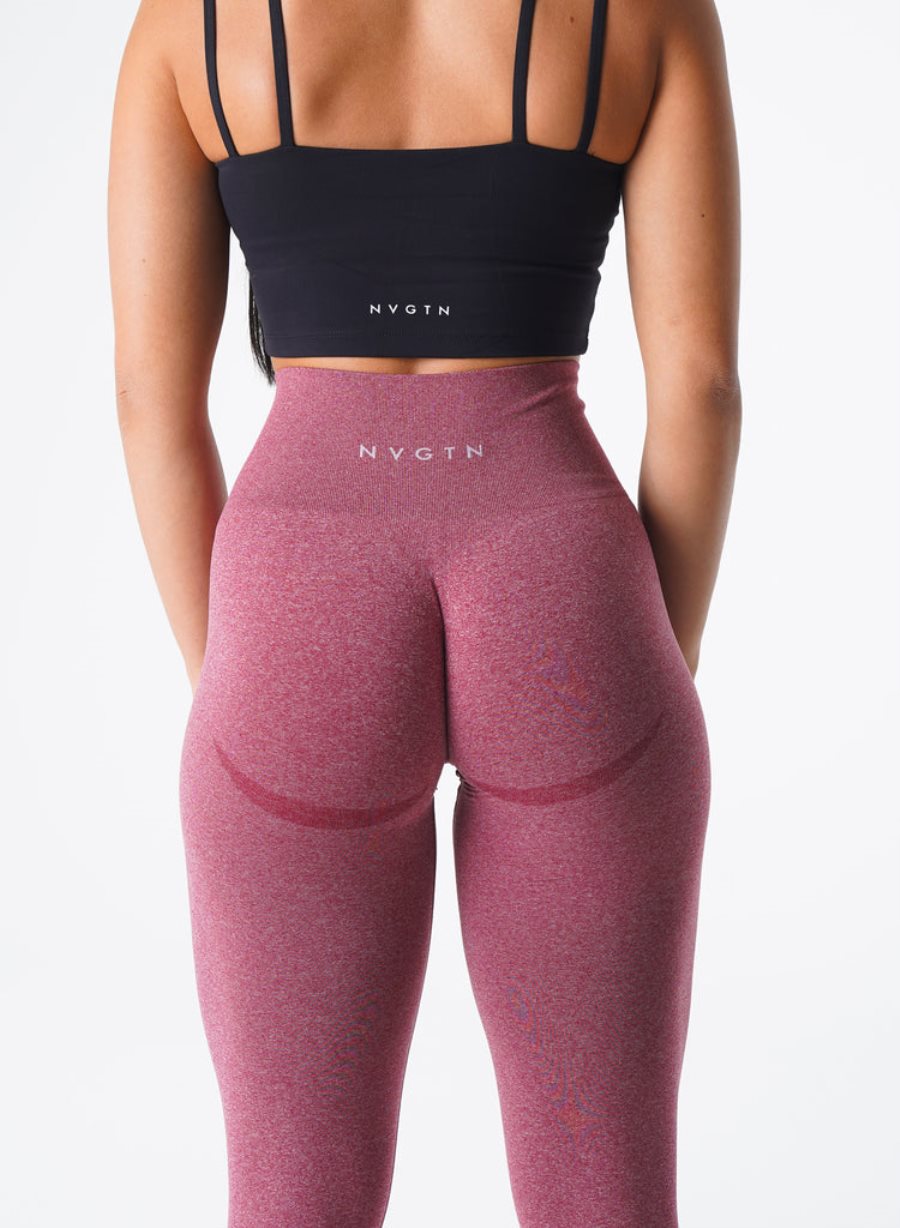 Leggins NVGTN Curve Seamless Mujer Moradas Rojas | 0vwNdcY8