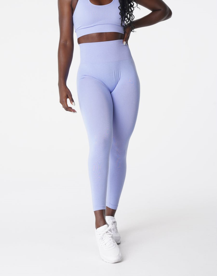 Leggins NVGTN Curve Seamless Mujer Moradas Claro | ZMv2L39z