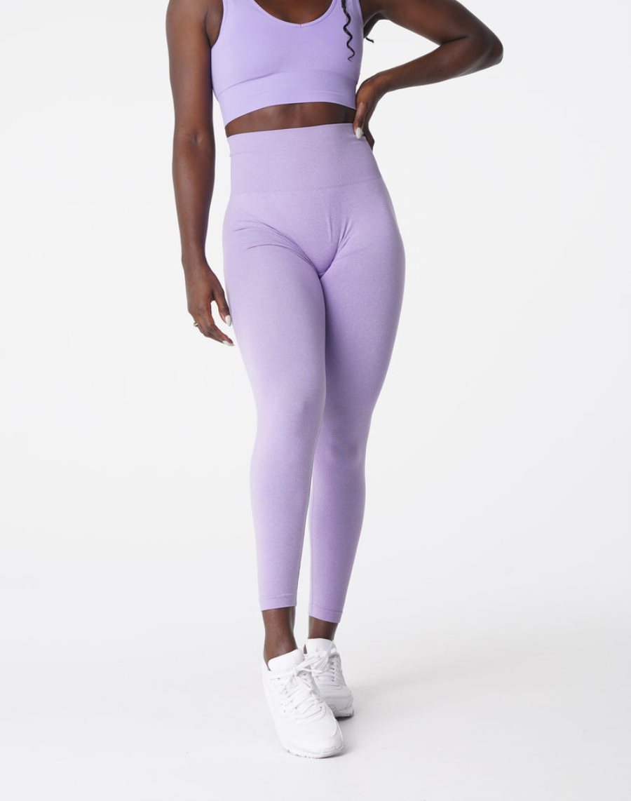 Leggins NVGTN Curve Seamless Mujer Moradas | sfO5bJLa