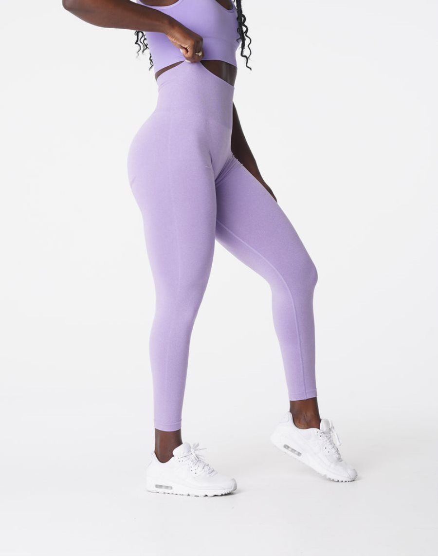 Leggins NVGTN Curve Seamless Mujer Moradas | sfO5bJLa