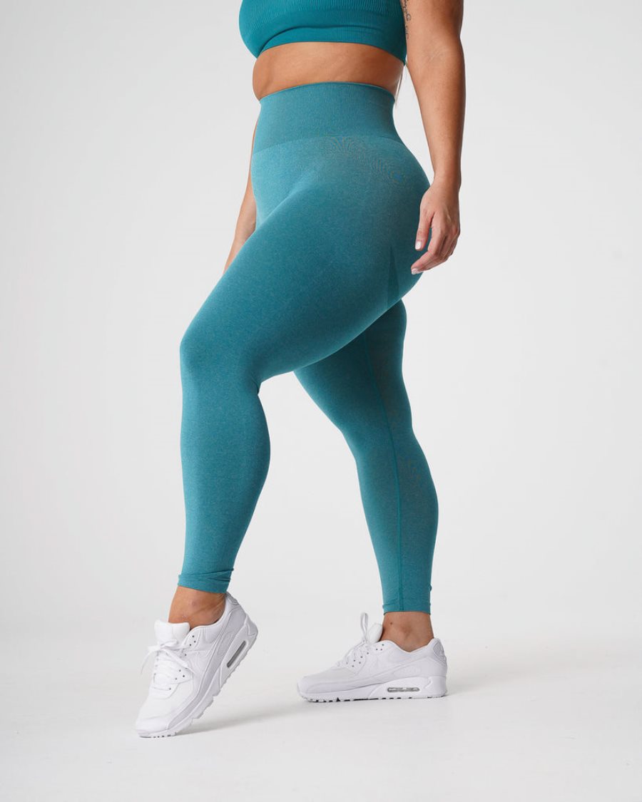 Leggins NVGTN Curve Seamless Mujer Turquesa | m5yrDSVe