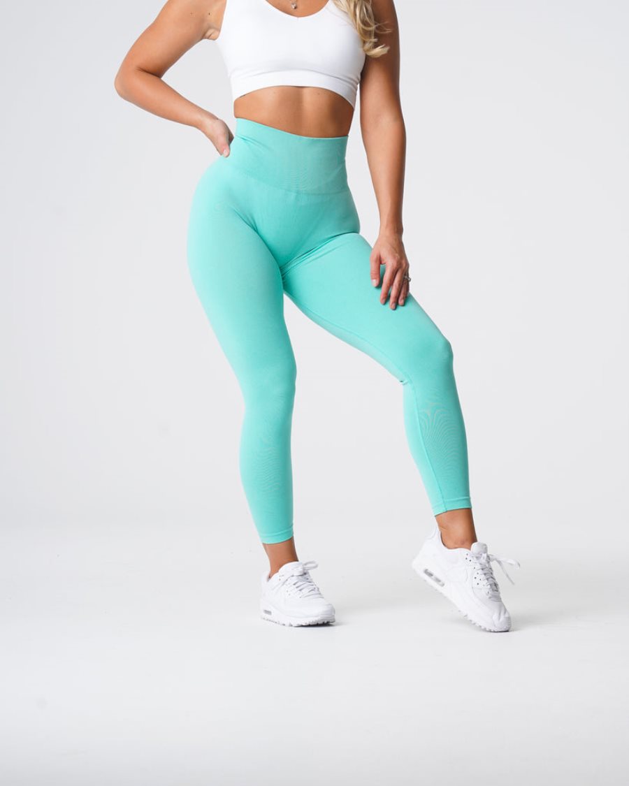 Leggins NVGTN Curve Seamless Mujer Verde Menta | 8lsD30hy