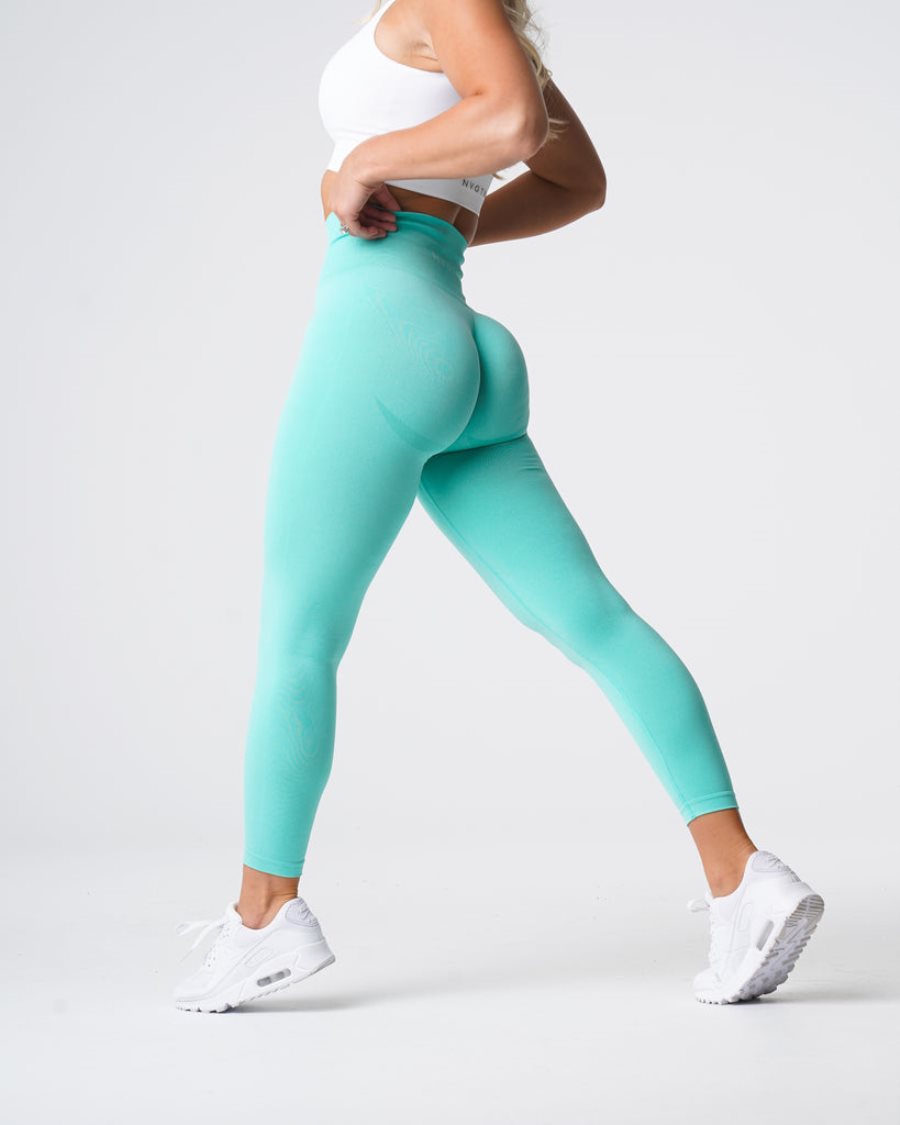 Leggins NVGTN Curve Seamless Mujer Verde Menta | 8lsD30hy