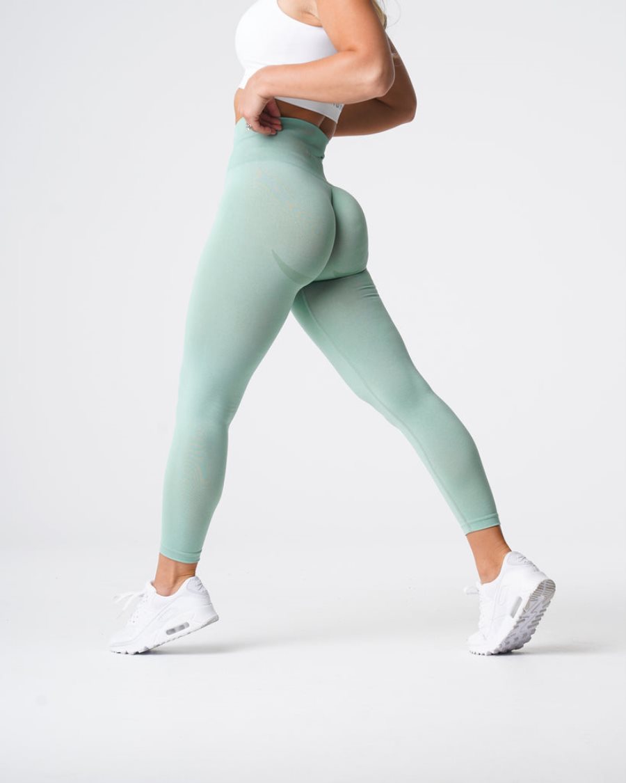 Leggins NVGTN Curve Seamless Mujer Verde | IAtxy09s