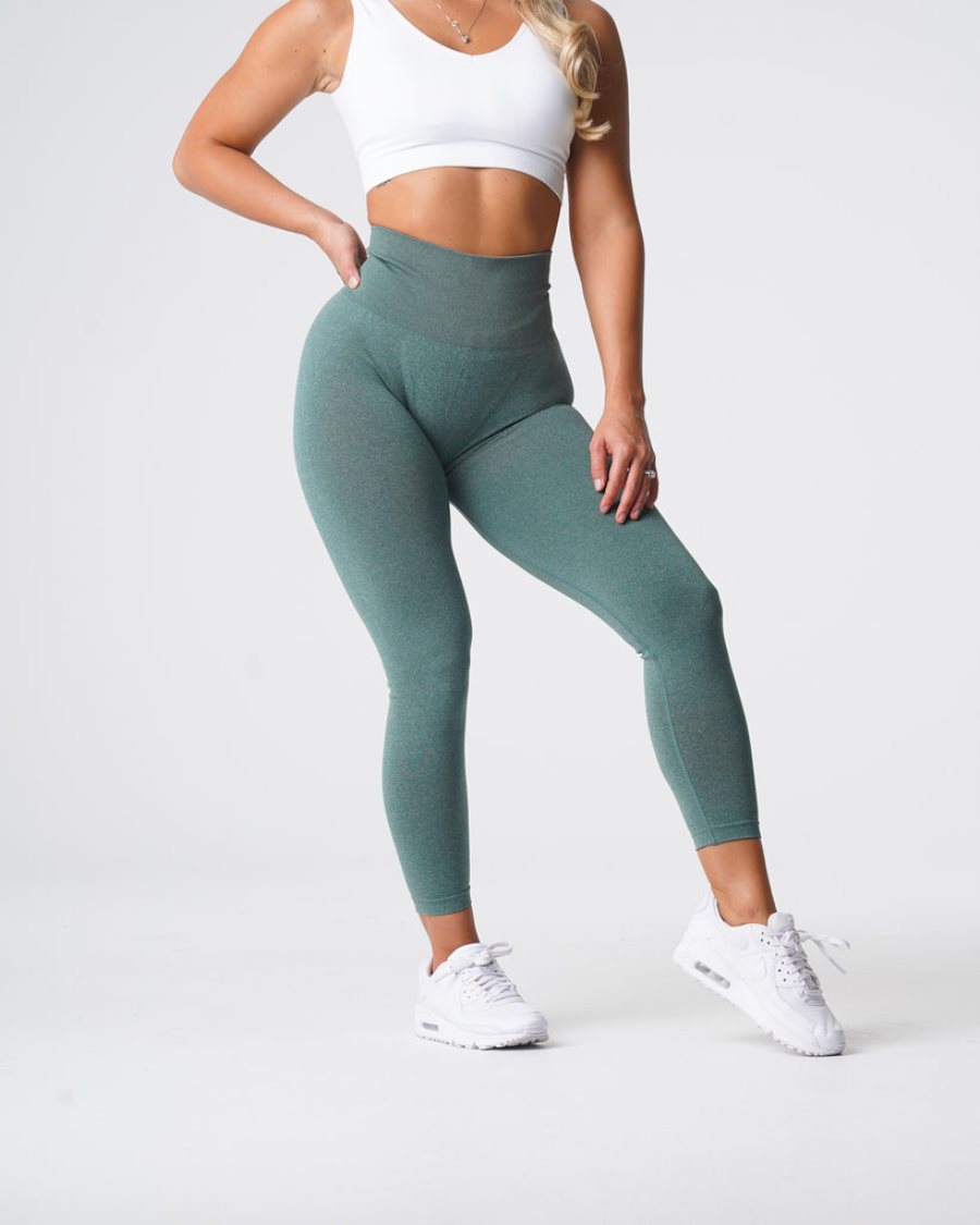 Leggins NVGTN Curve Seamless Mujer Verde | R1p1Xx0N