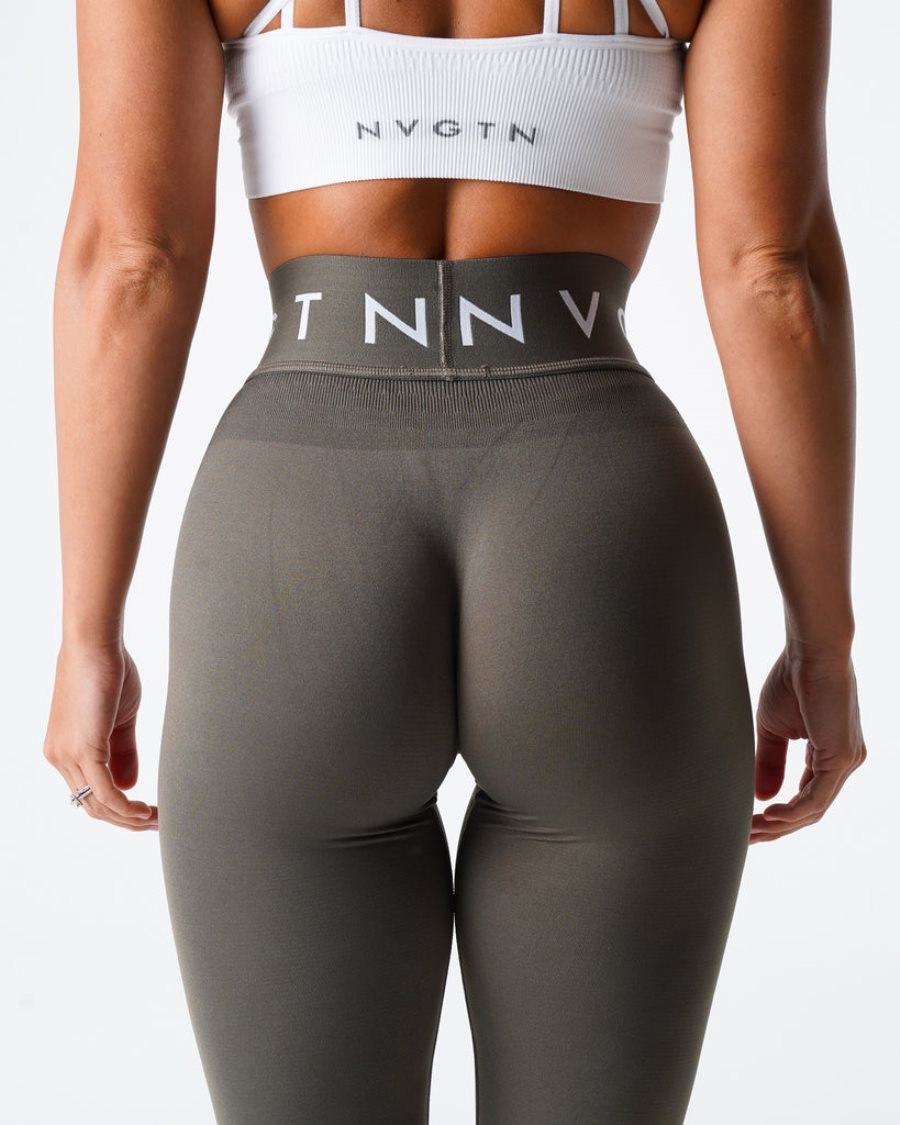 Leggins NVGTN Deporte Seamless Mujer Verde Oliva | xPuH1l8Z