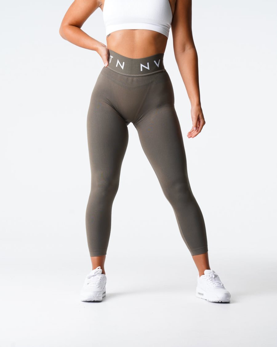 Leggins NVGTN Deporte Seamless Mujer Verde Oliva | xPuH1l8Z