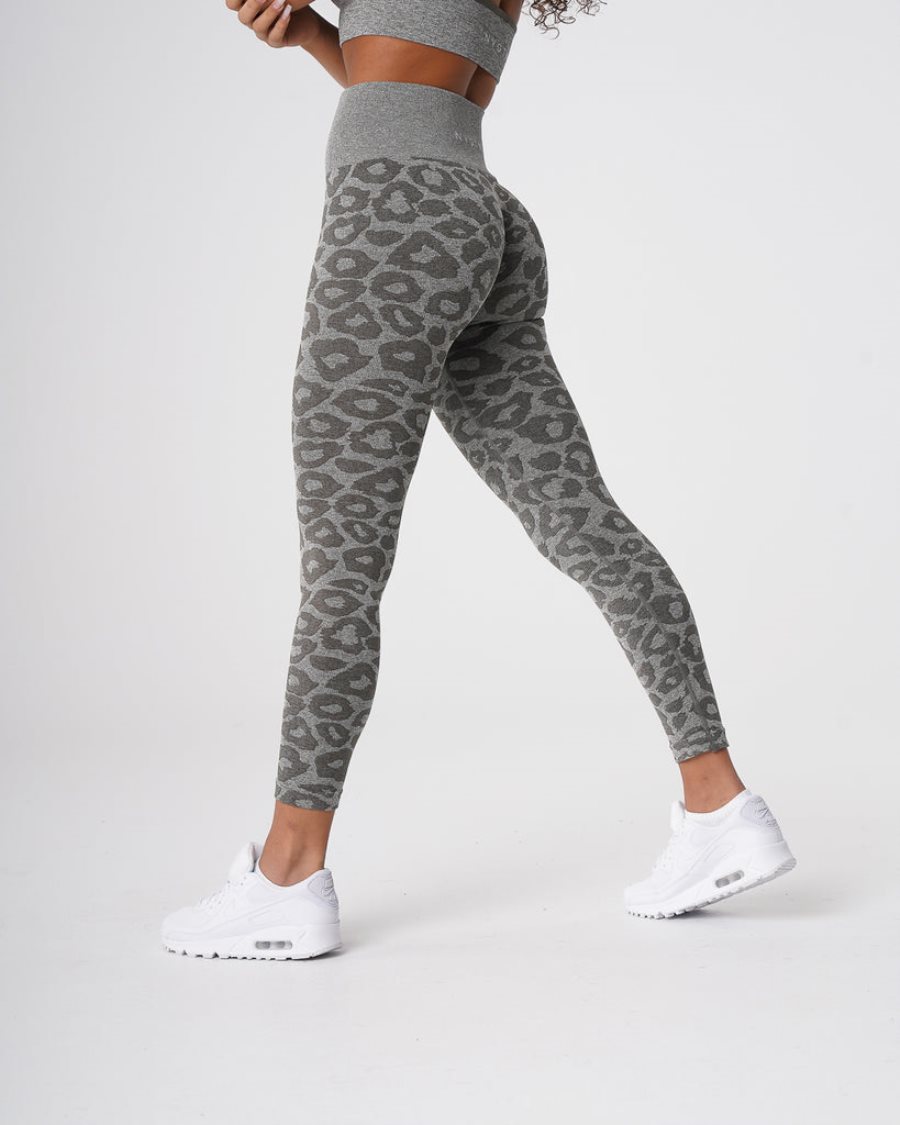 Leggins NVGTN Leopard Seamless Mujer Kaki Verde | lEFn2stp