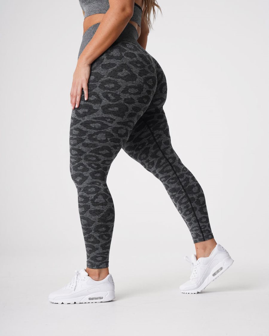 Leggins NVGTN Leopard Seamless Mujer Negras | jA6jm66s