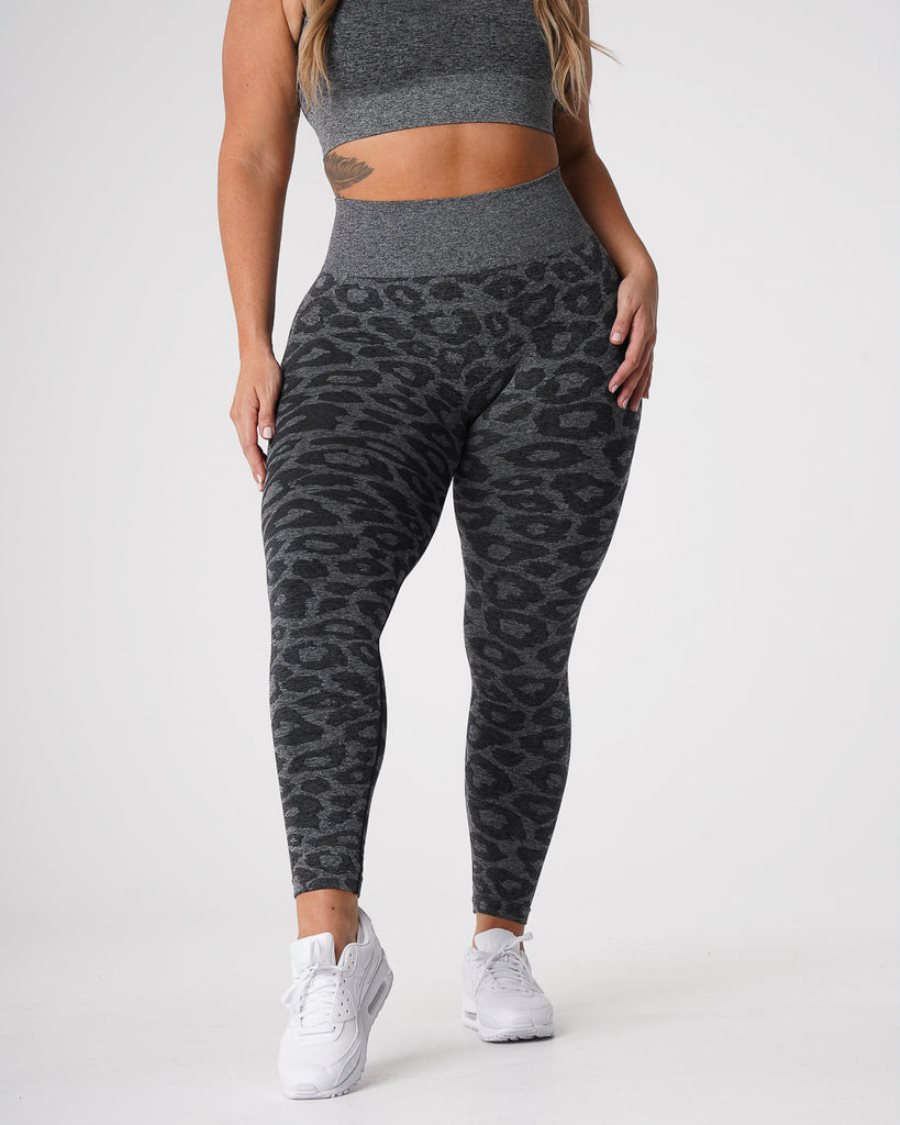 Leggins NVGTN Leopard Seamless Mujer Negras | jA6jm66s