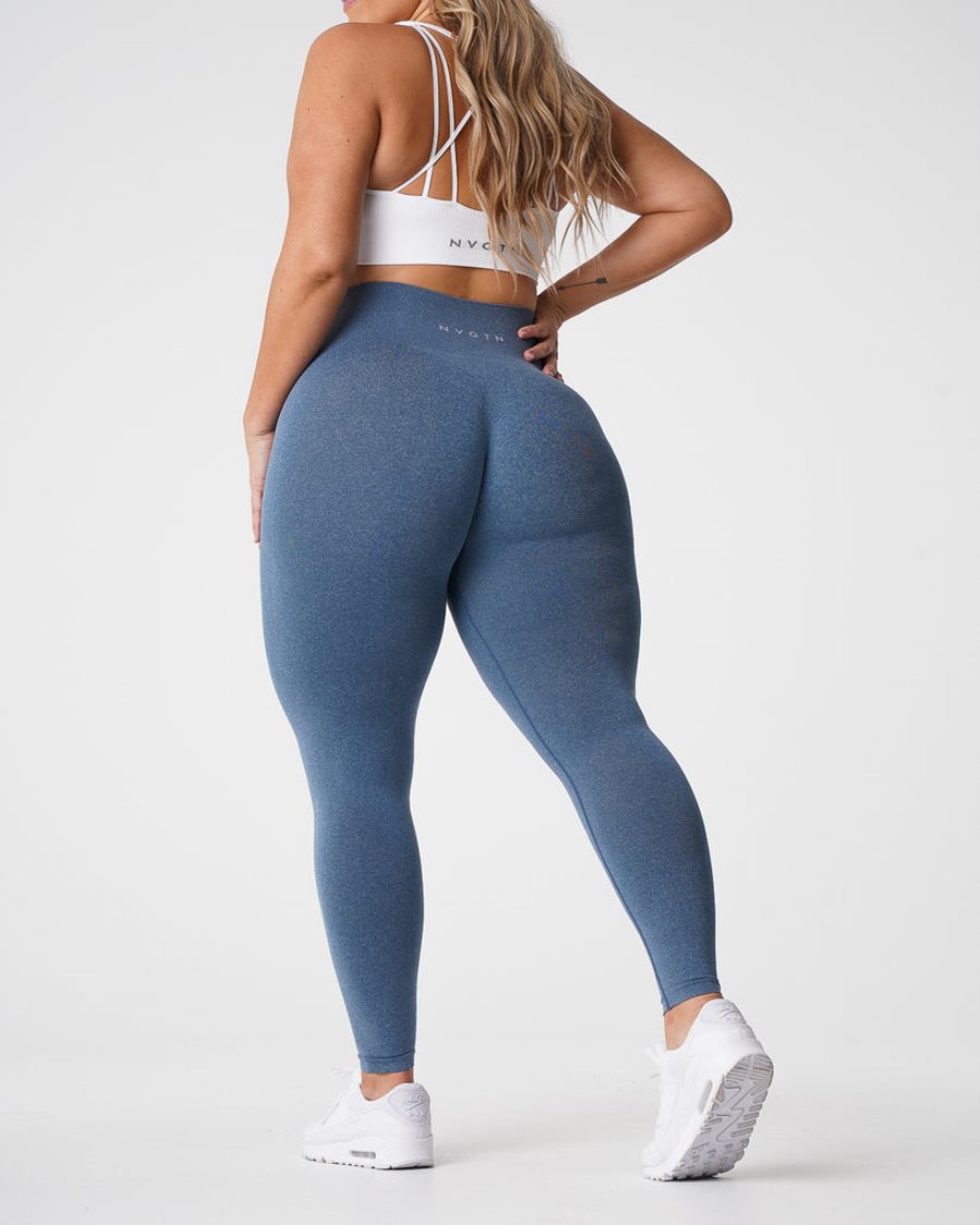 Leggins NVGTN NV Seamless Mujer Azules | rThhuuCe