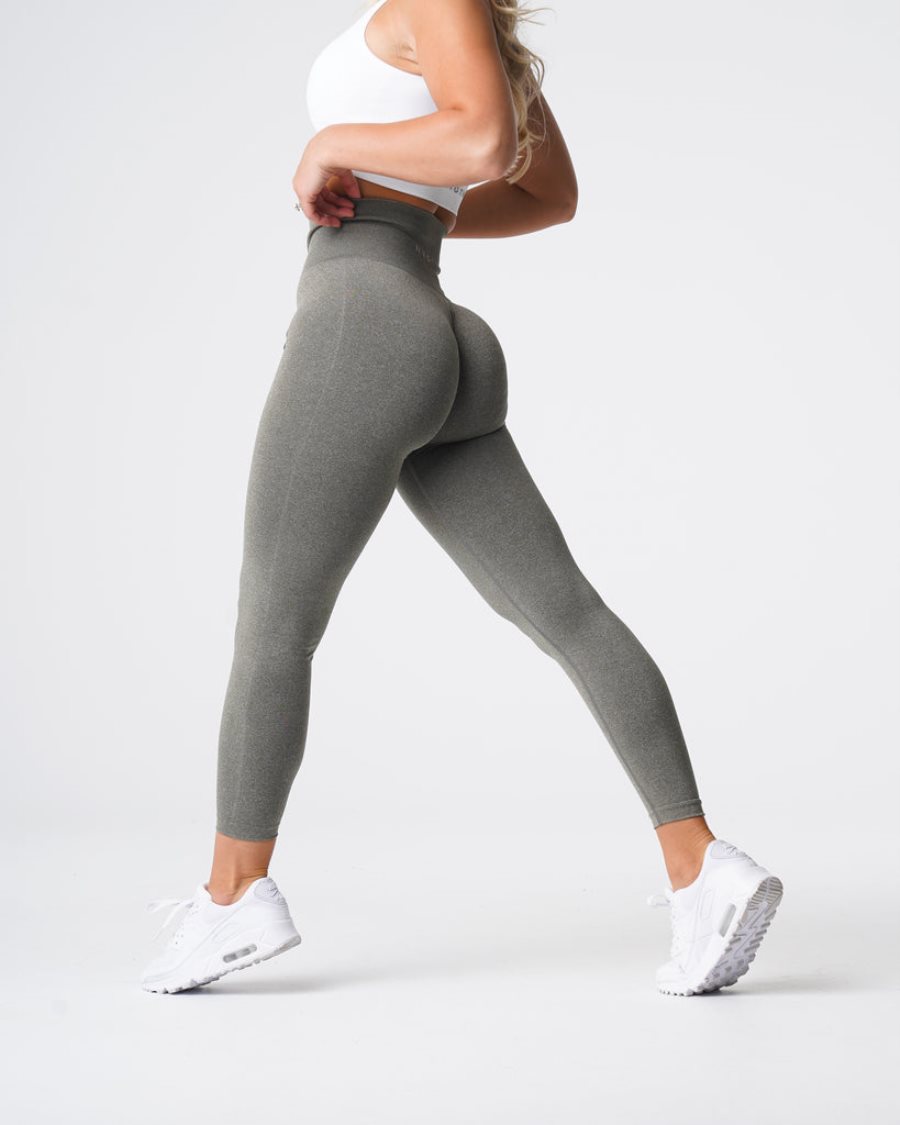 Leggins NVGTN NV Seamless Mujer Kaki Verde | URBlRObt