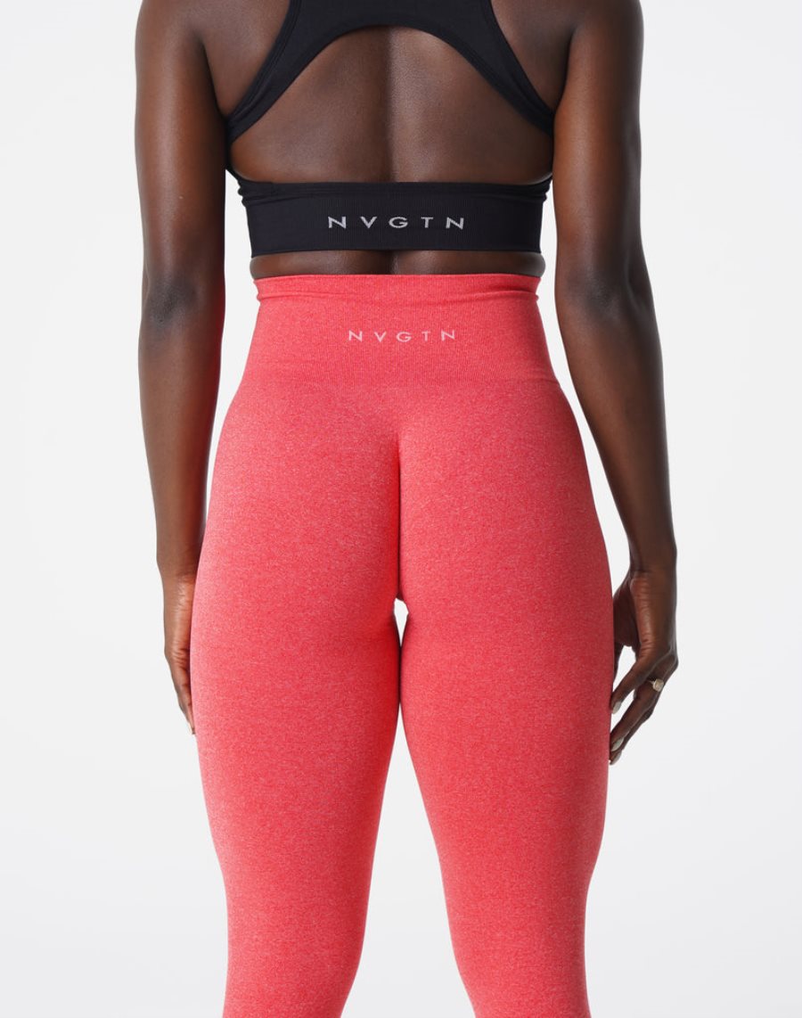 Leggins NVGTN NV Seamless Mujer Rojas | hROoLQuM