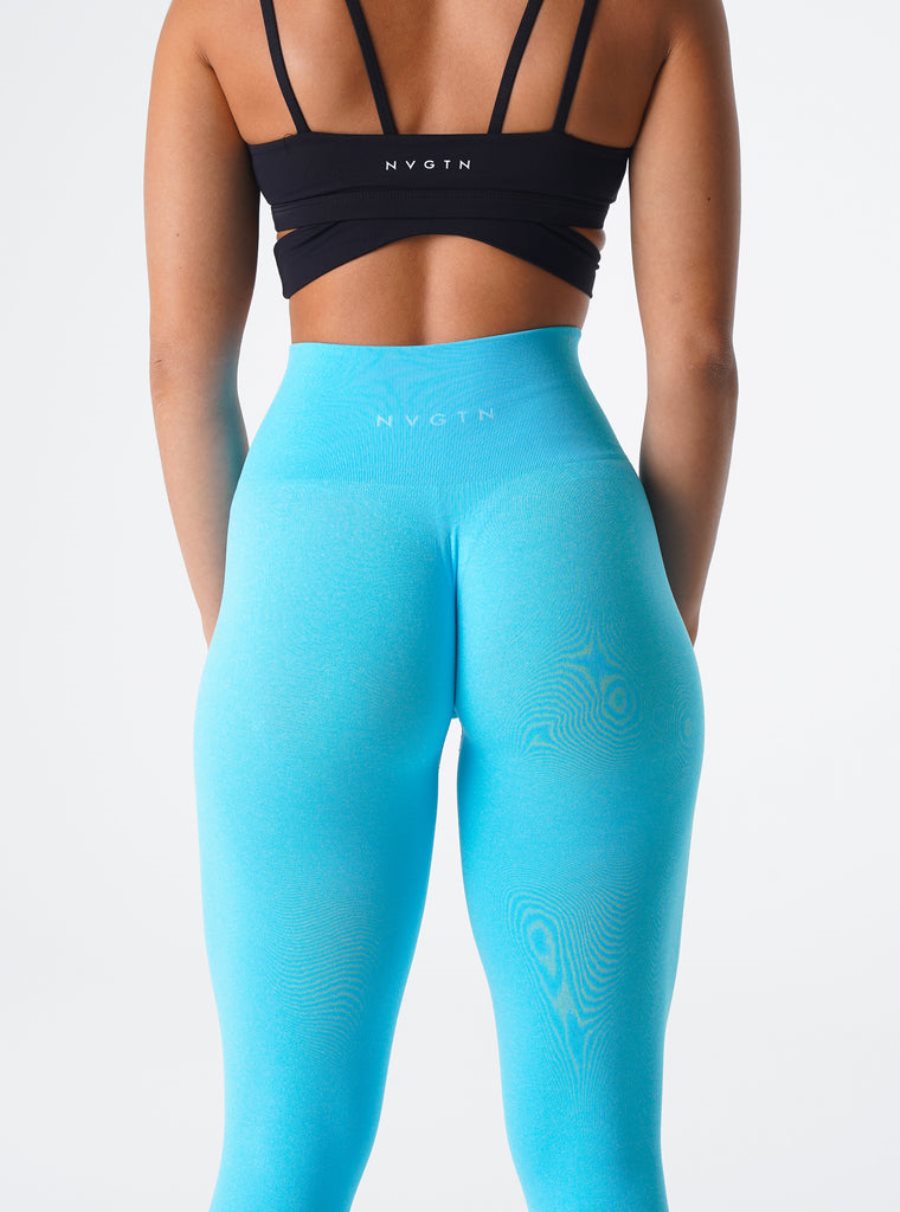 Leggins NVGTN NV Seamless Mujer Turquesa Claro | ZHU1QWU6